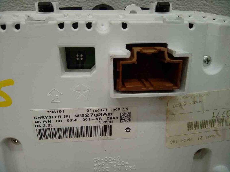 2019 JEEP GRAND CHEROKEE Speedometer Head Cluster - Image 3